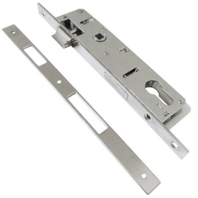 На картинке «Корпус врезного замка "Trodos" 153P-20 CP хром (85мм)»