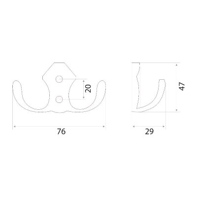 На картинке «Крючок "Триумф" № 08 (04.43.07) серебро»