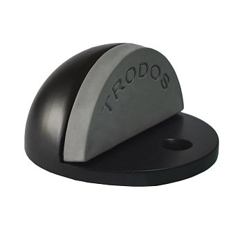 Упор дверной Trodos 3054 Н24, черный матовый (коробка)