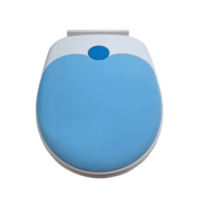 На картинке «Сиденье для унитаза с дополнительной накладкой 861 "Сантис"»