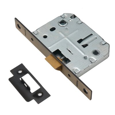 На картинке «Защелка "Trodos" 2070 WC "бесшумная" бронза (AB)»