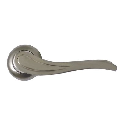 На картинке «Ручка дверная "Trodos" AL-59 SN/CP никель/хром»