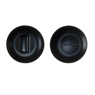 На картинке «Ручка поворотная Trodos "BK-AL", черный матовый»