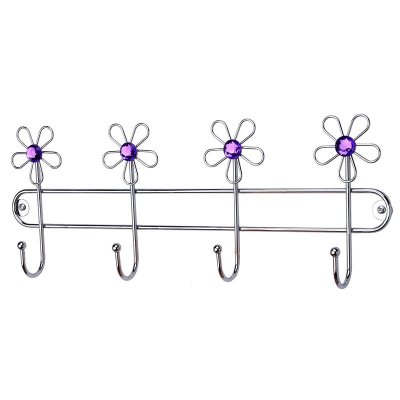 На картинке «Крючок "Цветок" 4-ой, хром*»