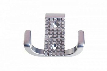 Крючок-вешалка №29 двойной, хром (М-К)