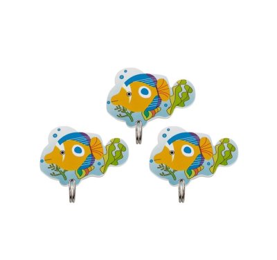 На картинке «Крючок пластмассовый 3шт 6647»