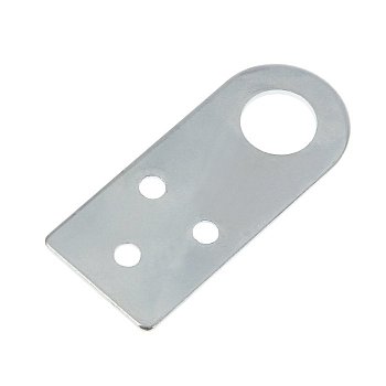 Проушина прямая 40х75 (75х40х2) цинк 