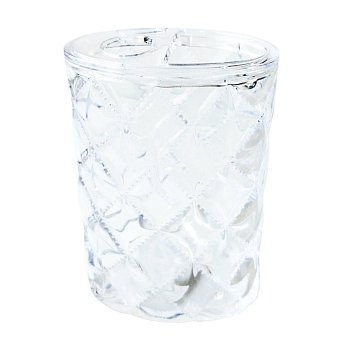 Стакан для зубных щеток коллекция Ice, пластик
