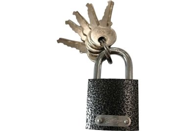 На картинке «Замок навесной Vantage LD1-32 (PD01-32) 5 ключей »