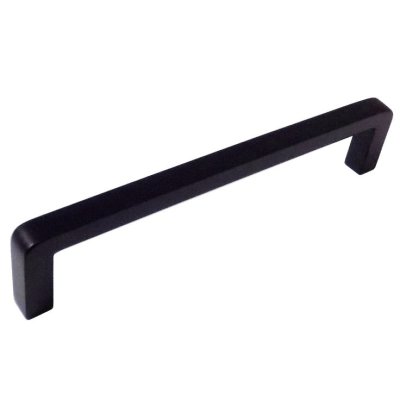 На картинке «Ручка-скоба "TRODOS" DMZ-21203 (128мм) чёрный матовый»