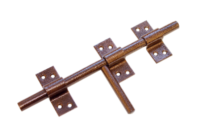 На картинке «Засов гаражный ЗУ-250мм универсальный, медь (Домарт)»