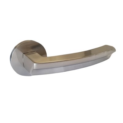 На картинке «Ручка раздельная Trodos "55" серия 06 slim, никель»