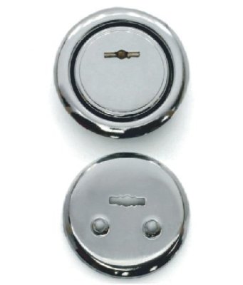 На картинке «Броненакладка врезная "Сувальдная" (D-67мм) (2 болта, 2 накладки-наруж/внутр) »