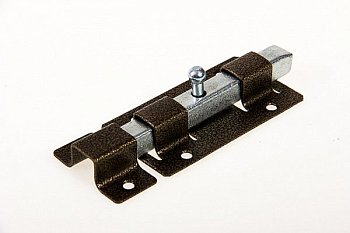 Задвижка дверная ЗД-06 L-140мм, бронза (М-К)