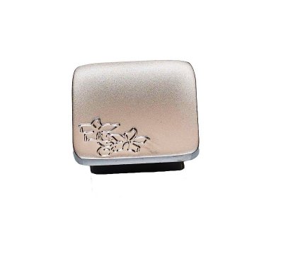 На картинке «Ручка-кнопка ZY-61 серебро»