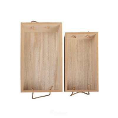 На картинке «Набор ящик д/хранения дерево 2шт DVN3210452»