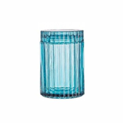 На картинке «Контейнер для ватных дисков Delphinium коллекция "Лазурит", стекло»