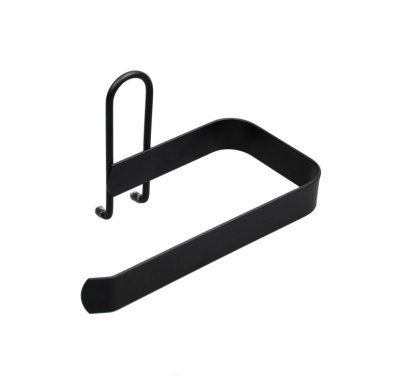 На картинке «Держатель для т/бумаги металл черный на липучке W8002-12»