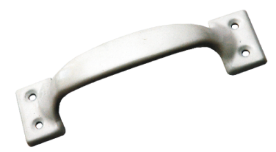 На картинке «Ручка-скоба РС 80-2 широкая белая (М-К)»