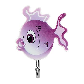 Комплект крючков пластик Рыбки (2 шт)