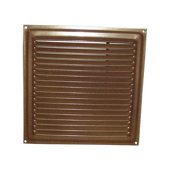 Вентиляционная решетка 175х175 полимер (бронза металлик)