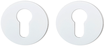 Накладка на цилиндр Vrata AEA20 круг 03, белый матовый