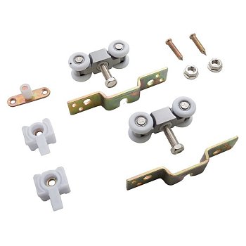 Комплект роликов для раздвижных дверей TRODOS QD-018 с фиксатором