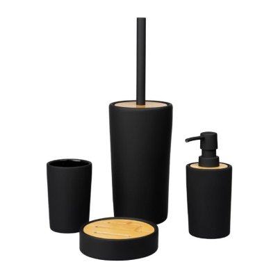 На картинке «Стакан для зубных щеток Zenfort "Blackwood", керамика»