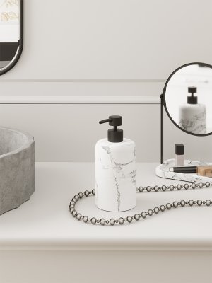 На картинке «Дозатор для жидкого мыла Zenfort "Бьянка", полирезина»