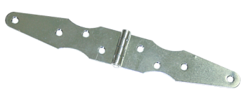 Петля-стрела ПС- 130х130 фигурная цинк (М-К)