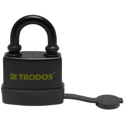 На картинке «Замок навесной Trodos BC-IG1-45 всепогодный с одной секретностью, чугун, черный»