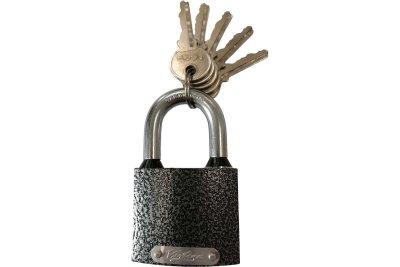 На картинке «Замок навесной Vantage LD1-50 (PD01-50) 5 ключей »