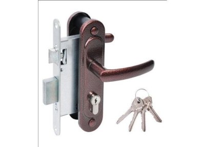 На картинке «Замок врезной ЗВ7.02 "Омега" медь»