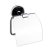 На картинке «Держатель для туалетной бумаги Zenfort коллекция "Либретто" закрытый, черный»