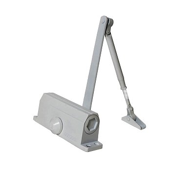 Доводчик дверной TrodosTD-100  с фиксацией 90° белый