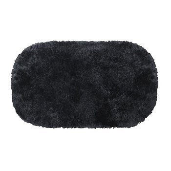 Ковер Delphinium коллекция Овал микрофибра 60х100см, черный