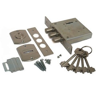 Замок врезной ЗВ8-8Д_15 Просам (70901) 5 ключей (г.Рязань)