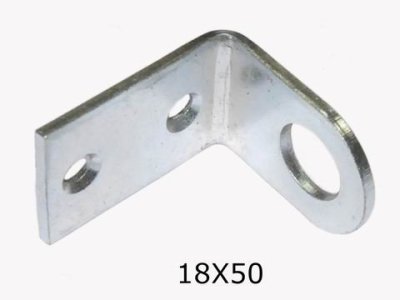 На картинке «Проушина Г-образная 18х50 цинк »