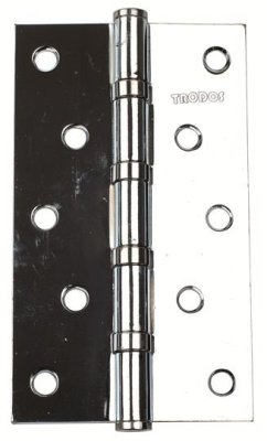 На картинке «Петля "Trodos"125х75х2,5 мм 4BB хром (CP)»