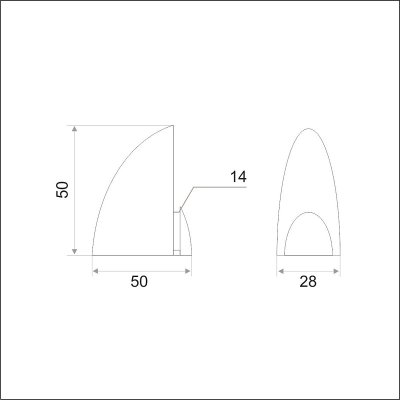 На картинке «Комплект креплений полки "Пеликан"5 хром (2шт)»