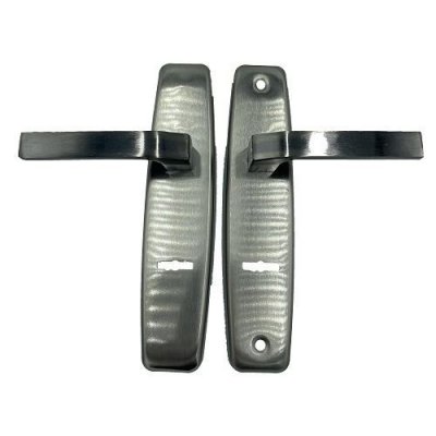 На картинке «Комплект ручек для китайской двери "ЧенФенг1451H" для сувальдного замка, левая»