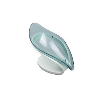 Мыльница Лотос пластик голубая N-41