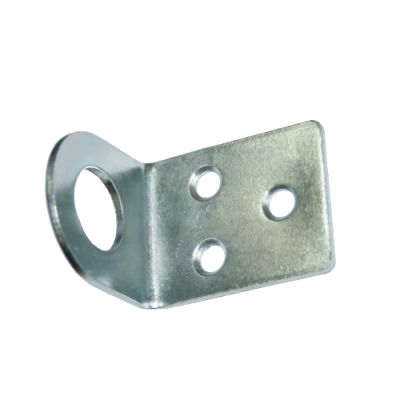 На картинке «Проушина для навесного замка,Г-образная 30х70мм, цинк (М-К)»