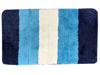 Коврик Палитра 45х75 см микрофибра, голубой
