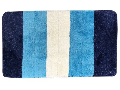 На картинке «Коврик "Палитра" 45х75 см микрофибра, голубой»