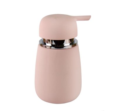 На картинке «Дозатор для ж/мыла керамика Soft розовый B4333A-1P»