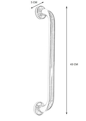 На картинке «Ручка-поручень для ванной 40см CS-301 »
