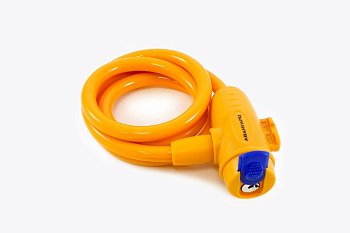 Замок навесной тросовый Авангард ВС-Т10 (1000мм) оранжевый