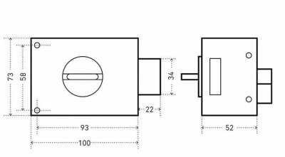 На картинке «Замок накладной ЗН1-1.1 г.Глазов»