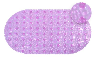 На картинке «Ковер резиновый "Линза" 65х34 (малиновый)»